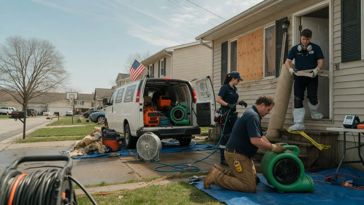 Water Damage Restoration in Max, ND near me